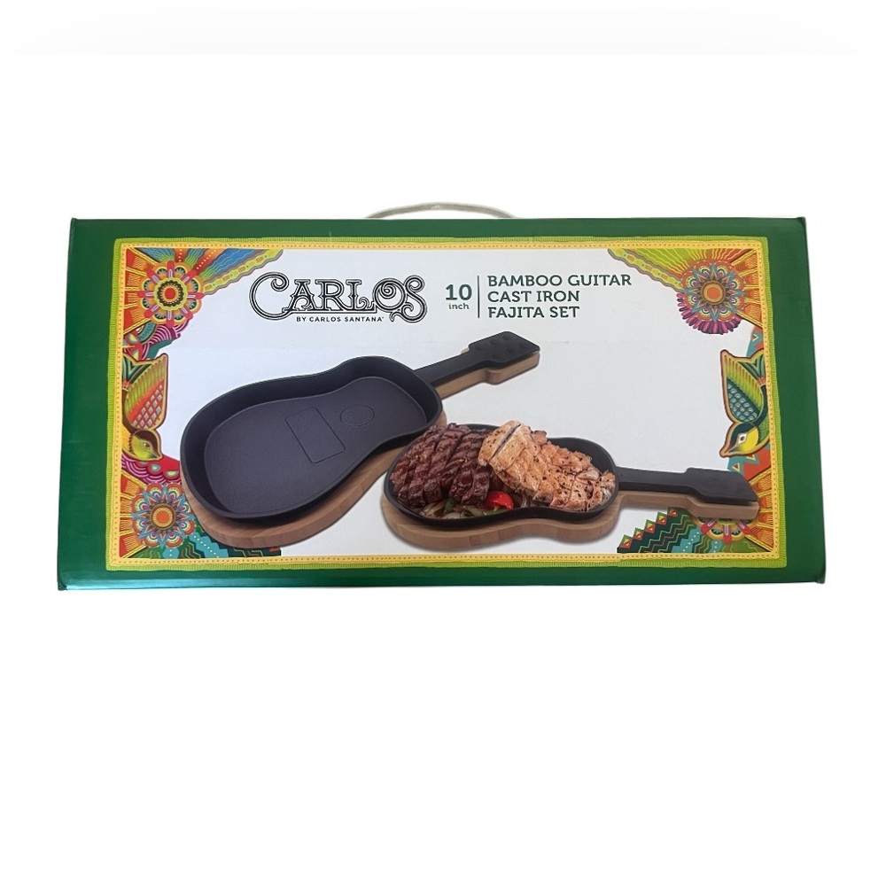Carlos Santana Bamboo Guitar Fajita Set